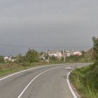 Carretera LV-9225 a l'entrada d'Albesa.