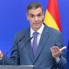 El president del Govern espanyol, durant la seua compareixença per fer balanç de l’any. - EUROPA PRESS