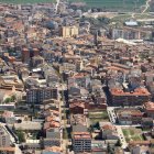 Imatge aèria del nucli urbà de Tàrrega, població que lidera la projecció de creixement a Lleida, segons l’Idescat. - AJUNTAMENT DE TÀRREGA