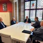 Membres de l’entitat, reunits al juny amb el conseller Duch. - J.B.G.