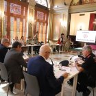 Imatge de la Junta Local de Seguretat que es va celebrar ahir a la Paeria. - MAGDALENA ALTISENT