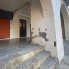 Imatge de l’estat dels porxos del carrer Major. - C. SANS