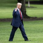 El president dels EUA, Donald Trump, a la Casa Blanca. - EUROPA PRESS / CONTACTO / MICHAEL BROCHSTEIN