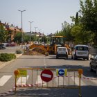 La intervenció que s’està fent a l’avinguda Europa. - GERARD HOYAS