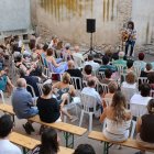 Un centenar de persones van assistir al concert a Cal Jaques. - J.GÓMEZ
