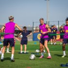 L’equip blaugrana continua exercitant-se a la Ciutat Esportiva. - FCB