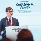 Salvador Illa durant el viatge a la Xina per incrementar les relacions entre Catalunya i el país asiàtic. - ACN/GENERALITAT