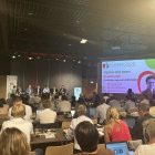 Una de les taules de Prognosfruit, amb la participació del lleidatà Joan Serentill. - AFRUCAT