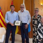 Larrosa es va reunir ahir amb Luis José Barcala, l’alcalde d’Alacant. - AJUNTAMENT DE LLEIDA