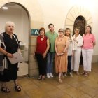 L’alcaldessa accidental, Carme Valls, va inaugurar ahir l’espai amb membres d’entitats lleidatanes. - MAGDALENA ALTISENT