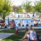 Les piscines, com les de Balàfia, van estar molt concorregudes.