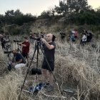 Preparatius per a l’observació del cel durant la setmana a Tiurana. - A.T.