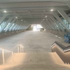 El nou aspecte del gran espai diàfan del soterrani del Palau de Vidre. - AJUNTAMENT DE LLEIDA