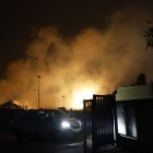 Imatge de l’incendi declarat dilluns a Tres Cantos (Madrid). - EFE/BRAIS LORENZO