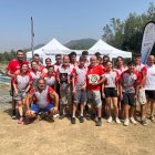 A la imatge, els palistes del Sícoris que van prendre part en el campionat a Sabero.