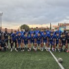 Els jugadors i tècnics del Borges ahir abans de començar el primer entrenament de la pretemporada.