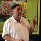 Oriol Junqueras en un acte a Prada del Conflent. - ACN/MARIA GARCIA