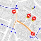Aquests seran els desviaments de trànsit previstos per les obres a l'entorn del carrer Hostal de la Bordeta.