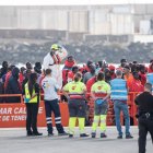 Migrants arribats a la costa canària fa uns mesos. - EUROPA PRESS