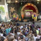 Juneda. La pista del Parc Alegria, plena de gom a gom ahir al migdia per gaudir del concert familiar dels populars El Pot Petit. - AJUNTAMENT D’ALPICAT