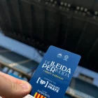 Imatge del carnet físic de l’Atlètic Lleida, al Camp d’Esports. - ATLÈTIC LLEIDA