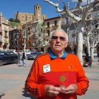 Antonio Carreño, a la plaça Mercadal de Balaguer.