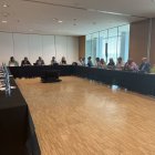 La reunió del Fòrum Secore, integrat per agents socials i econòmics de Lleida. - AJUNTAMENT DE LLEIDA