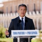 Alberto Núñez Feijóo en un acte a Aranjuez (Madrid). - EUROPA PRESS