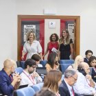 Alegría, Montero i Aagesen arriben a la roda de premsa després del Consell de Ministres. - EUROPA PRESS