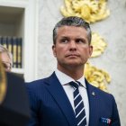 El secretari de Defensa dels EUA, Pete Hegseth, a la Casa Blanca. - EFE