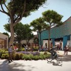 Recreació virtual de part del parc de comerç i de lleure de Torre Salses. - PROMENADE