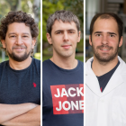 Els investigadors Omar Ramírez-Núñez, Santiago Rico-Ríos i Pascual Torres