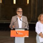 Larrosa i Bosch van presentar el premi a la Seu Vella. - MAGDALENA ALTISENT