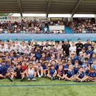 La plantilla del Mollerussa per a la nova temporada. - JOAN GÓMEZ