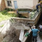Els regants van tallar el proveïment d’aigua a Balaguer. - AMADO FORROLLA