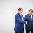 Illa i Puigdemont durant la seua reunió a Brussel·les. - EUROPA PRESS