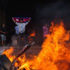 Manifestants a Katmandú, la capital nepalesa. - EUROPA PRESS