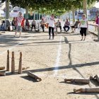 La tirada de bitlles celebrada durant la passada festa major. - J.GÓMEZ