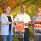 La presentació de la jornada sobre l’arribada de La Canadenca al Pallars, ahir a la Diputació. - D.LL.