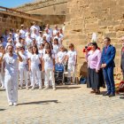Unes 300 persones celebren la Diada a la Seu Vella de Lleida