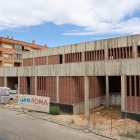 Les obres del nou CAP d’Almenar que es construeix al centre urbà. - AMADO FORROLLA
