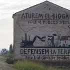 Vista del mural, que és obra de Swen Schmitz Coll. - LAIA PEDRÓS