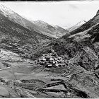 Fotografia antiga del poble de Tuixent.