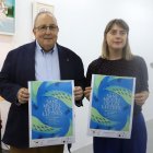 Antoni Gelonch i Mertxe París van presentar el programa d’activitats del Sant Miquel de les Lletres. - MAGDALENA ALTISENT
