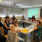 La formació va començar ahir amb professionals dels hospitals Santa Maria i Sant Joan de Déu. - ICS