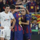 El Barça juga contra el Newcastle després de golejar el València. - EFE/TONI ALBIR
