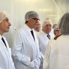 Illa en la inauguració del nou campus d’Hipra a Girona. - ACN