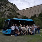 L’autobús elèctric va cobrir ahir dos rutes pel Parc Nacional d’Aigüestortes i Estany de Sant Maurici. - AJUNTAMENT DE LA VALL DE BOÍ