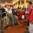 Antonio Zanini va visitar aquest certamen, amb participants com els Tractors Antics de Ponent. - J.GÓMEZ