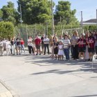 Una jugadora del Verdú adreçant-se als assistents. - LAIA PEDRÓS